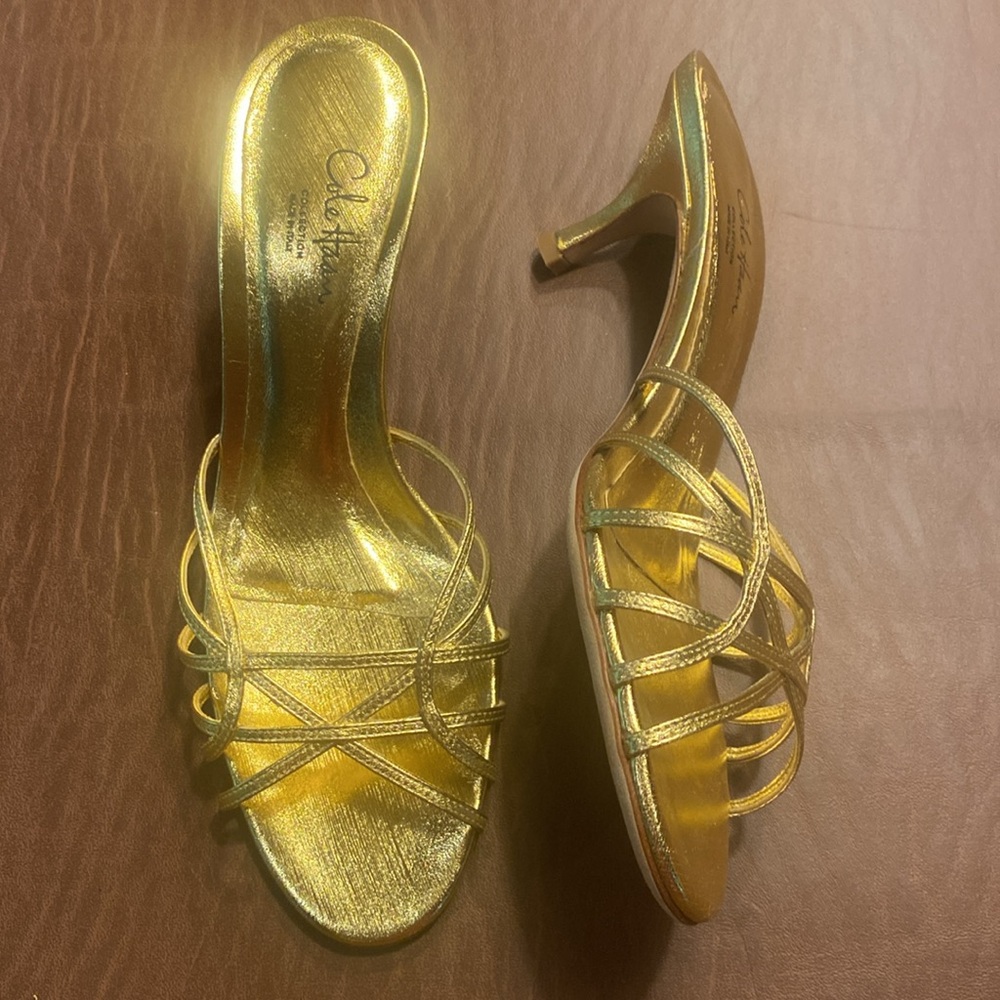 Cole Haan Catarina Slide Kitten Heels 7.5 New